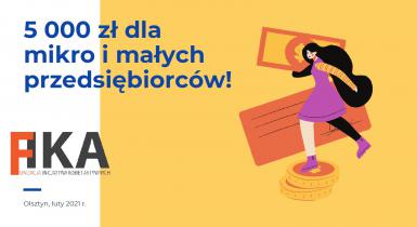 Dotacje w wysokości 5 tysięcy złotych dla mikro i małych przedsiębiorców